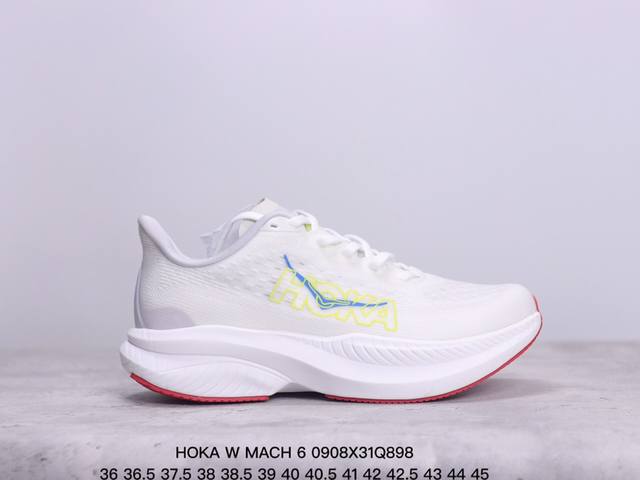 公司级小红书推荐hoka W Mach 6全新配色 这个品牌来自于新西兰的毛利语，Hoka表示大地，One One表示飞越，连起来就是飞越地平线，One One