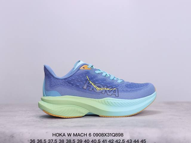 公司级小红书推荐hoka W Mach 6全新配色 这个品牌来自于新西兰的毛利语，Hoka表示大地，One One表示飞越，连起来就是飞越地平线，One One