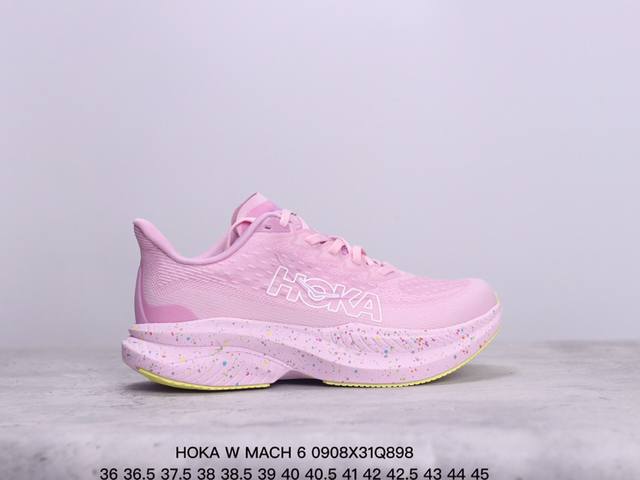 公司级小红书推荐hoka W Mach 6全新配色 这个品牌来自于新西兰的毛利语，Hoka表示大地，One One表示飞越，连起来就是飞越地平线，One One