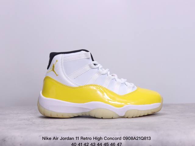 真标nike Air Jordan 11 Retro High Concord 耐克 Aj11代迈克尔 乔丹低帮运动文化篮球鞋 货号:Dv2629-103 xm