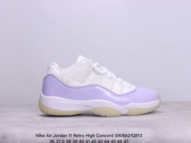 真标nike Air Jordan 11 Retro High Concord 耐克 Aj11代迈克尔 乔丹低帮运动文化篮球鞋 货号:Dv2629-103 xm