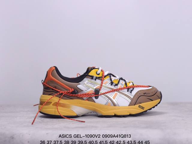 公司级asics 亚瑟士 Gel-1090V2量子系列硅胶回弹休闲运动跑步鞋 装备充满未来感 日本专业跑鞋品牌 货号: 3A115-025 尺码:36 37 3