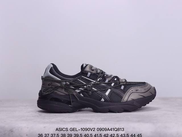 公司级asics 亚瑟士 Gel-1090V2量子系列硅胶回弹休闲运动跑步鞋 装备充满未来感 日本专业跑鞋品牌 货号: 3A115-025 尺码:36 37 3