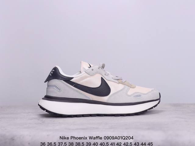 耐克男鞋nike Phoenix Waffle 华夫鞋女鞋复古防滑耐磨休闲跑步鞋36-45半 xm0909Q204