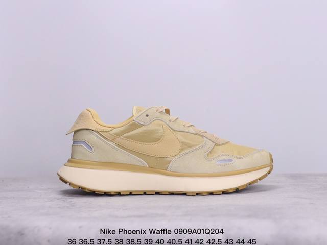 耐克男鞋nike Phoenix Waffle 华夫鞋女鞋复古防滑耐磨休闲跑步鞋36-45半 xm0909Q204