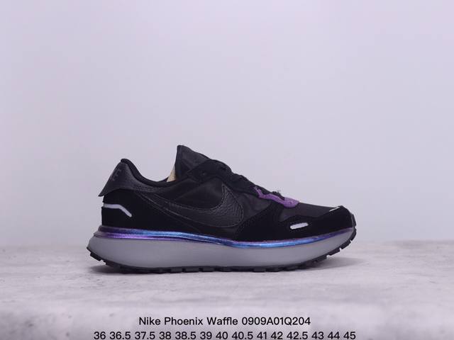 耐克男鞋nike Phoenix Waffle 华夫鞋女鞋复古防滑耐磨休闲跑步鞋36-45半 xm0909Q204