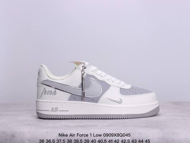 耐克nike Air Force 1 Low 空军一号低帮百搭休闲运动板鞋 柔软、弹性十足的缓震性能和出色的中底设计 横跨复古与现代的外型结合 造就出风靡全球三