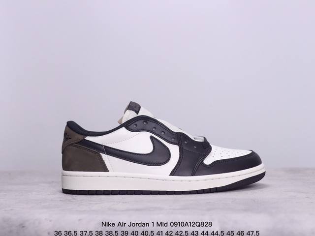 公司级耐克nike Air Jordan 1 Mid”Green Yellow“Aj1乔丹一代中帮经典复古文化休闲运动篮球鞋 货号：Cz0790-101 尺码: