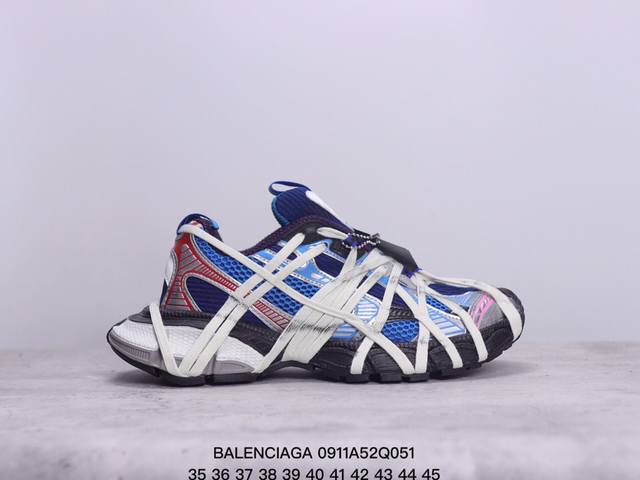 公司级balenciaga 巴黎世家 采用环保再生超纤革与网眼织物鞋面材质 原鞋一致重度做旧效果 ，全原装eva环保去臭环型鞋垫，全新开发5层私模,搭载轻量发泡