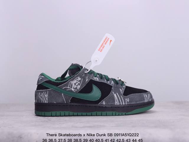 There Skateboards X Nike Dunk Sb防滑耐磨低帮板鞋 xm0911Q222