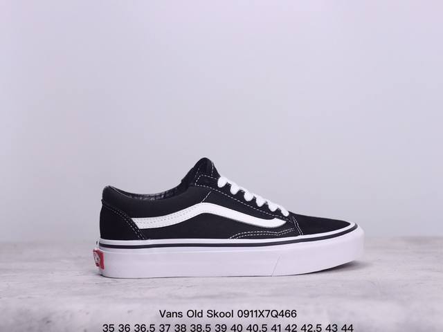 Vans Old Skool 万斯低帮休闲鞋 085经典黑白 帆布材质 真标size:35-44码 36.5 38.5 40.5 42.5 xm0911Q466