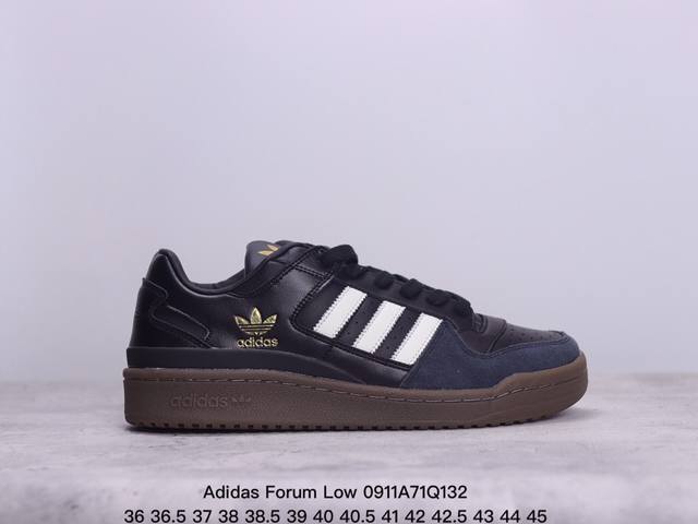 公司级 Adidas 阿迪达斯 三叶草 Forum Low 男女运动鞋 摩登演绎篮球风的经典鞋。英文的“Forum”，是进行表达的场所，在这里，可以释放自己的热