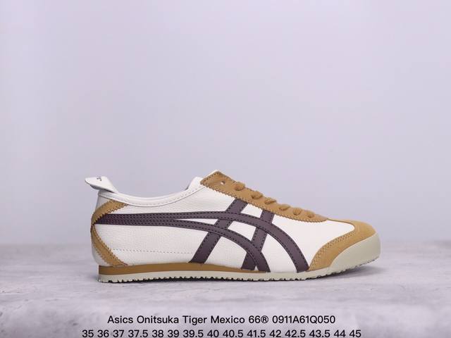 公司级asics 亚瑟士 男女鞋真标半码制 日产经典老牌-鬼塚虎 Onitsuka Tiger Mexico 66经典墨西哥系列复古经典百搭板鞋休闲运动鞋慢跑鞋