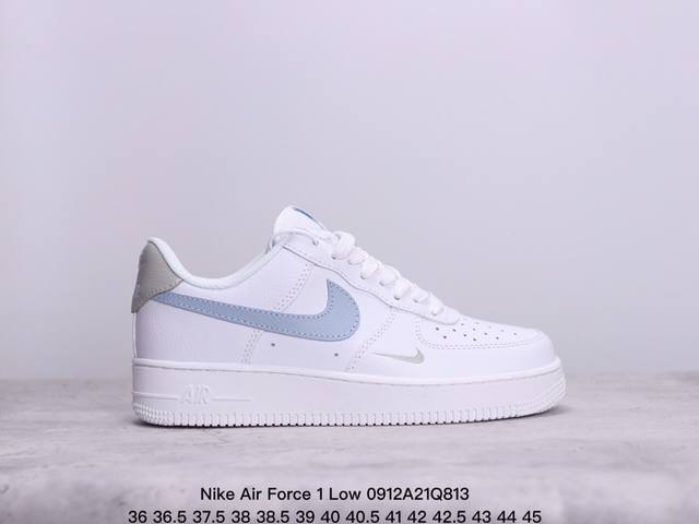 公司级耐克nike Air Force 1 Low 空军一号低帮百搭休闲运动板鞋。柔软、弹性十足的缓震性能和出色的中底设计，横跨复古与现代的外型结合，造就出风靡