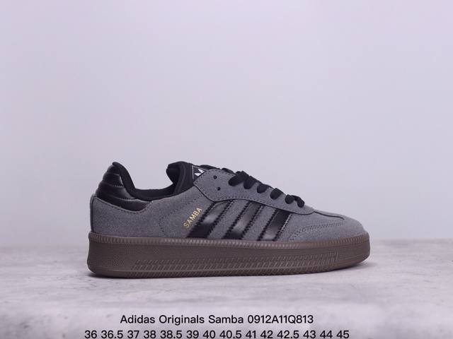 公司级阿迪达斯三叶草adidas Originals Samba Xlg 桑巴舞系列绅士德训足球风百搭低帮休闲运动板鞋 货号:Jh9226 尺码:36 36.5