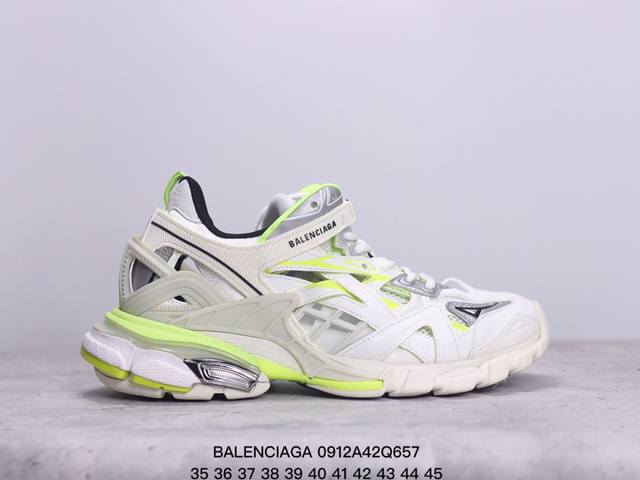 Balenciaga 巴黎世家 男女鞋升级品质版，原版一致配件防尘袋及附送鞋带，全部采用原档案原楦数据开发，1:1比例克重，原装全掌升级乳胶鞋垫设计，市面最为正