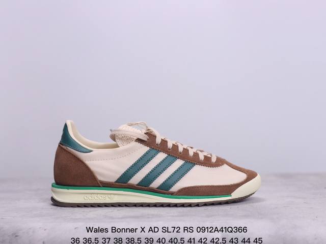 Adidas 阿迪达斯wales Bonner X Ad Sl72 Rs 阿迪联名板鞋 货号：Jh8648 xm0912Q366