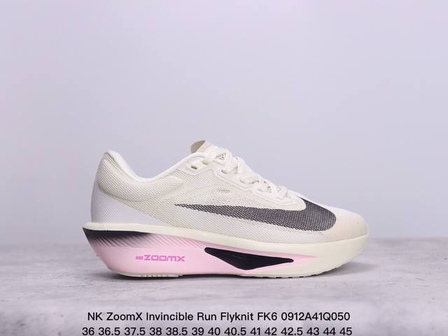 耐克 Nk Zoomx Invincible Run Flyknit Fk6 轻量飞织低帮休闲运动慢跑鞋 此鞋专为短跑运动员而生 是为 5 至 10 公里距离的