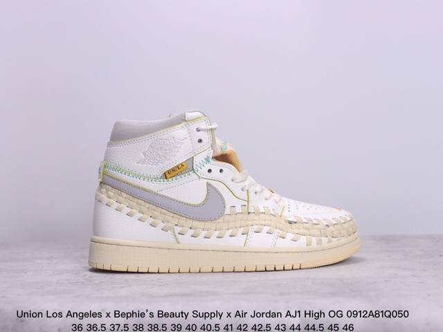 公司级union Los Angeles X Bephie’S Beauty Supply X Air Jordan Aj1 High Og”Woven“ 三方 - 点击图像关闭