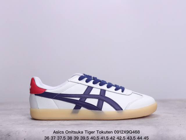 Asics Onitsuka Tiger Tokuten 鬼冢虎 德训低帮休闲板鞋 货号：1183A862-104 鞋款灵感来源于80年代的室内用鞋 T-Toe