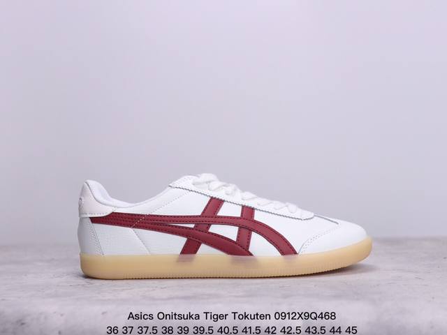 Asics Onitsuka Tiger Tokuten 鬼冢虎 德训低帮休闲板鞋 货号：1183A862-104 鞋款灵感来源于80年代的室内用鞋 T-Toe