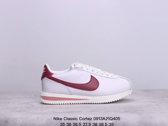 公司级nike Classic Cortez 耐克经典轻便舒适男子阿甘鞋休闲跑步鞋运动鞋 纯粹而执着的精神 使得cortez种在了一代人的心里 无论是否喜欢它复