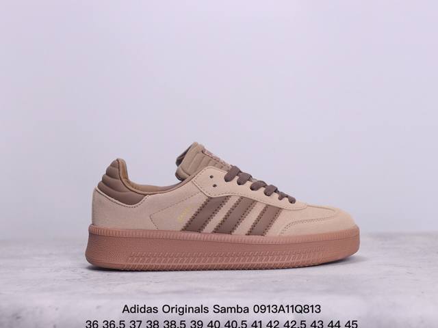 公司级阿迪达斯三叶草adidas Originals Samba Xlg 桑巴舞系列绅士德训足球风百搭低帮休闲运动板鞋 货号:Le1578 尺码:如图 xm09