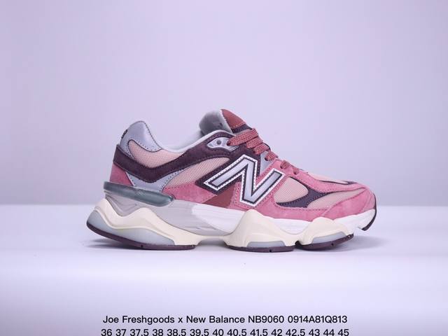 公司级joe Freshgoods X New Balance nb9060 联名款 复古休闲运动慢跑鞋 鞋款灵感源自设计师本人对夏日的怀日回忆。鞋面大身由空间