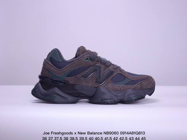 公司级joe Freshgoods X New Balance nb9060 联名款 复古休闲运动慢跑鞋 鞋款灵感源自设计师本人对夏日的怀日回忆。鞋面大身由空间