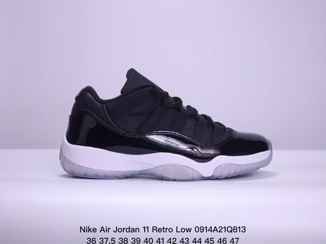 公司级耐克nike Air Jordan 11 Retro Low”Concord“Aj11代迈克尔 乔丹低帮运动文化篮球鞋 货号:Av2187-001 尺码: