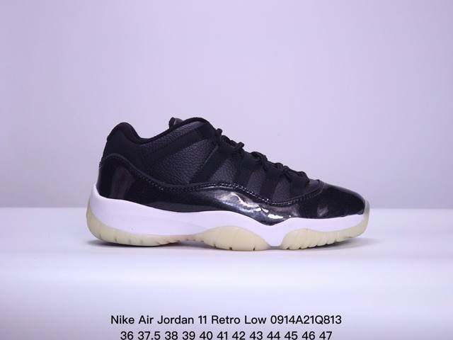 公司级耐克nike Air Jordan 11 Retro Low”Concord“Aj11代迈克尔 乔丹低帮运动文化篮球鞋 货号:Av2187-001 尺码: