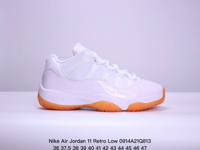 公司级耐克nike Air Jordan 11 Retro Low”Concord“Aj11代迈克尔 乔丹低帮运动文化篮球鞋 货号:Av2187-001 尺码: