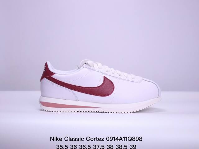 公司级nike Classic Cortez 耐克经典轻便舒适男子阿甘鞋休闲跑步鞋运动鞋 纯粹而执着的精神 使得cortez种在了一代人的心里 无论是否喜欢它复