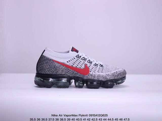 公司级 耐克 Nike Air Vapormax Flyknit 轻盈透气针织男女气垫跑步鞋 回弹缓冲休闲鞋 防滑 减震 耐磨 轻便 外露式360度全掌max气