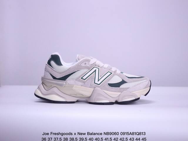 公司级joe Freshgoods X New Balance nb9060 联名款 复古休闲运动慢跑鞋 鞋款灵感源自设计师本人对夏日的怀日回忆。鞋面大身由空间