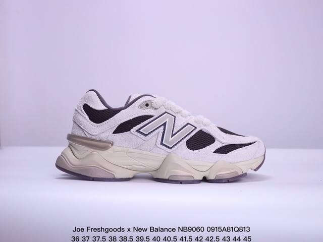 公司级joe Freshgoods X New Balance nb9060 联名款 复古休闲运动慢跑鞋 鞋款灵感源自设计师本人对夏日的怀日回忆。鞋面大身由空间