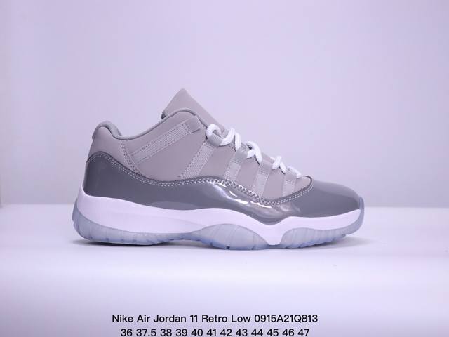 公司级耐克nike Air Jordan 11 Retro Low”Concord“Aj11代迈克尔 乔丹低帮运动文化篮球鞋 货号:Av2187-001 尺码: