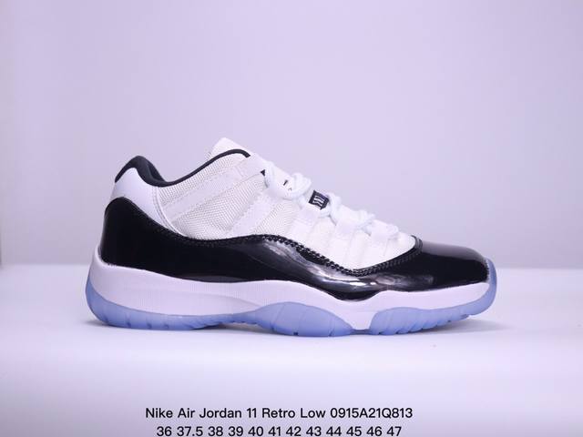 公司级耐克nike Air Jordan 11 Retro Low”Concord“Aj11代迈克尔 乔丹低帮运动文化篮球鞋 货号:Av2187-001 尺码: - 点击图像关闭