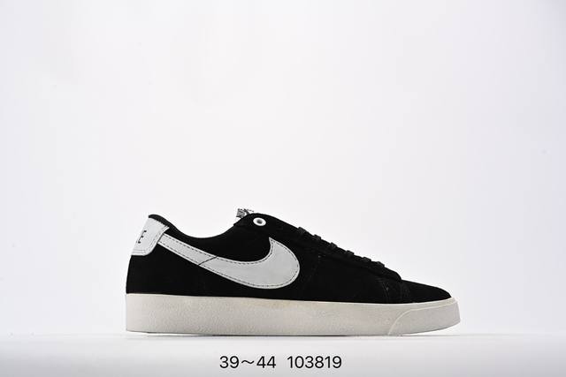 耐克 Nike Blazer Low ’77 Vntg 男女子运动板鞋 重现低调风格和经典篮球外观，依托经典简约魅力和舒适性能，备受街头时尚赞誉。华美翻毛皮细节