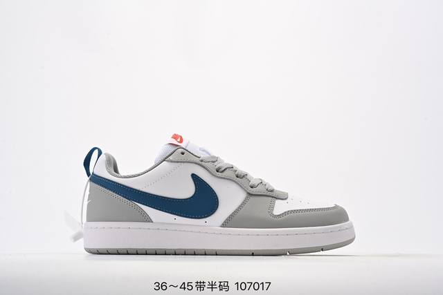 耐克 Nike Court Borough Low 2 Gs 小空军 低帮百搭透气休闲运动板鞋男女鞋。经典耐用的设计，兼顾舒适脚感和出众风范，演绎匠心之作。结构