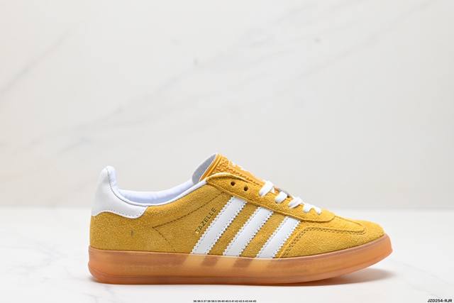 公司级adidas Originals Bad Bunny Gazelle Indoor 三叶草休闲防滑耐磨低帮板鞋 鞋头出色设计 塑就出众贴合感 稳固的后跟贴