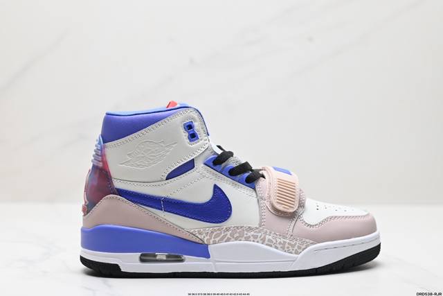 真标nike Air Jordan Legacy 312 Low耐克乔丹三合一混合版本中帮文化休闲运动篮球鞋 货号:Av3922-013 尺码:36 36.5