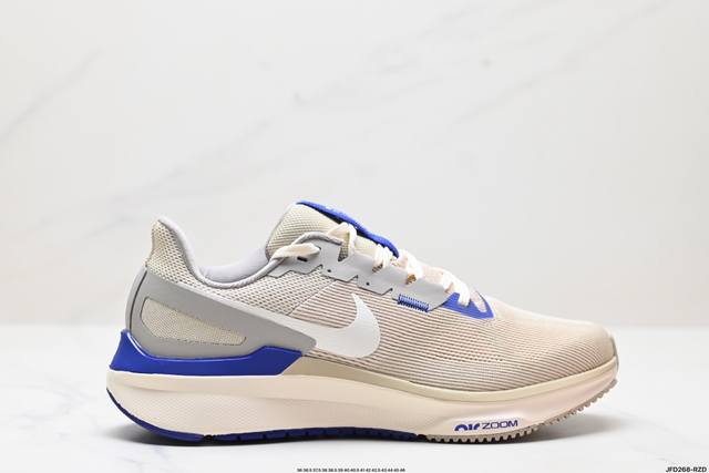 公司级nike Air Zoom Structure 25 系列 耐克训跑练步鞋 兼顾迅疾外观和稳固脚感 后跟覆面和中足动态支撑巧妙融合 缔造稳定顺畅的迈步体验