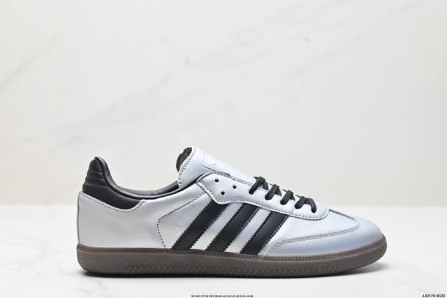 公司级adidas Originals Wb Pony Tonal Samba Og 桑巴舞系列绅士德训足球风百搭低帮休闲运动板鞋 货号:Ji4218 尺码:3