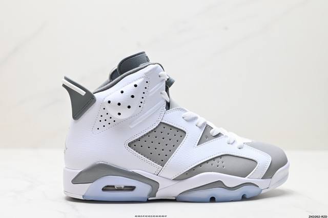 公司级耐克nike Air Jordan 6 Retro“Georgetown 乔丹aj6代复古休闲文化篮球鞋。 官方货号:Ct8529-100 尺码:40 4