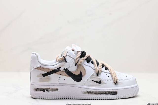 公司级nike Air Force 1‘07 原楦头原纸板 打造纯正低帮空军版型 专注外贸渠道 全掌内置蜂窝气垫 原盒配件 原厂中底钢印、拉帮完美 官方货号:D