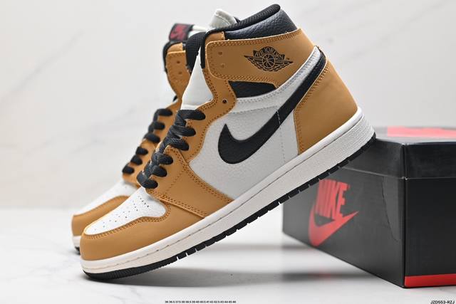 真标nike Air Jordan 1 Retro Mid Aj1乔丹一代中帮经典复古文化休闲运动篮球鞋 货号:554724 058 Id:Jzd553-Rzj