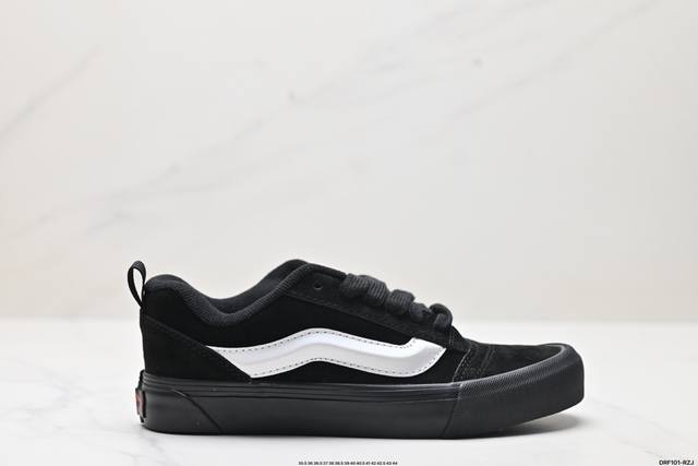 公司级万斯vans Knu-Skool 翻毛皮 耐磨 低帮 板鞋 货号:Vn00090Cbma 尺码:35.5 36 36.5 37 38 38.5 39 40