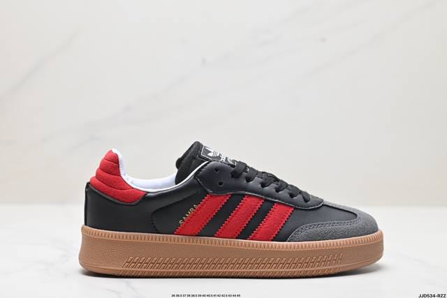 公司级阿迪达斯三叶草adidas Originals Samba Xlg 桑巴舞系列绅士德训足球风百搭低帮休闲运动板鞋 货号:Le9178 尺码:36 36.5