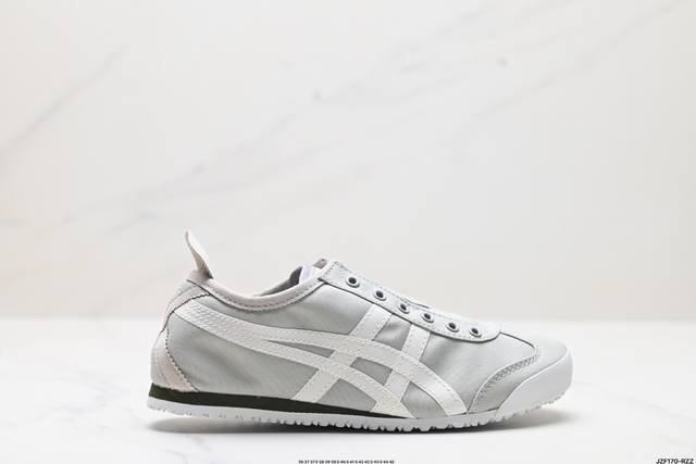 公司级onitsuka Tiger鬼冢虎 Mexico 66 Slip-On 一脚蹬低帮夏季透气运动休闲鞋 货号:1183B603-020 尺码:35.5 36